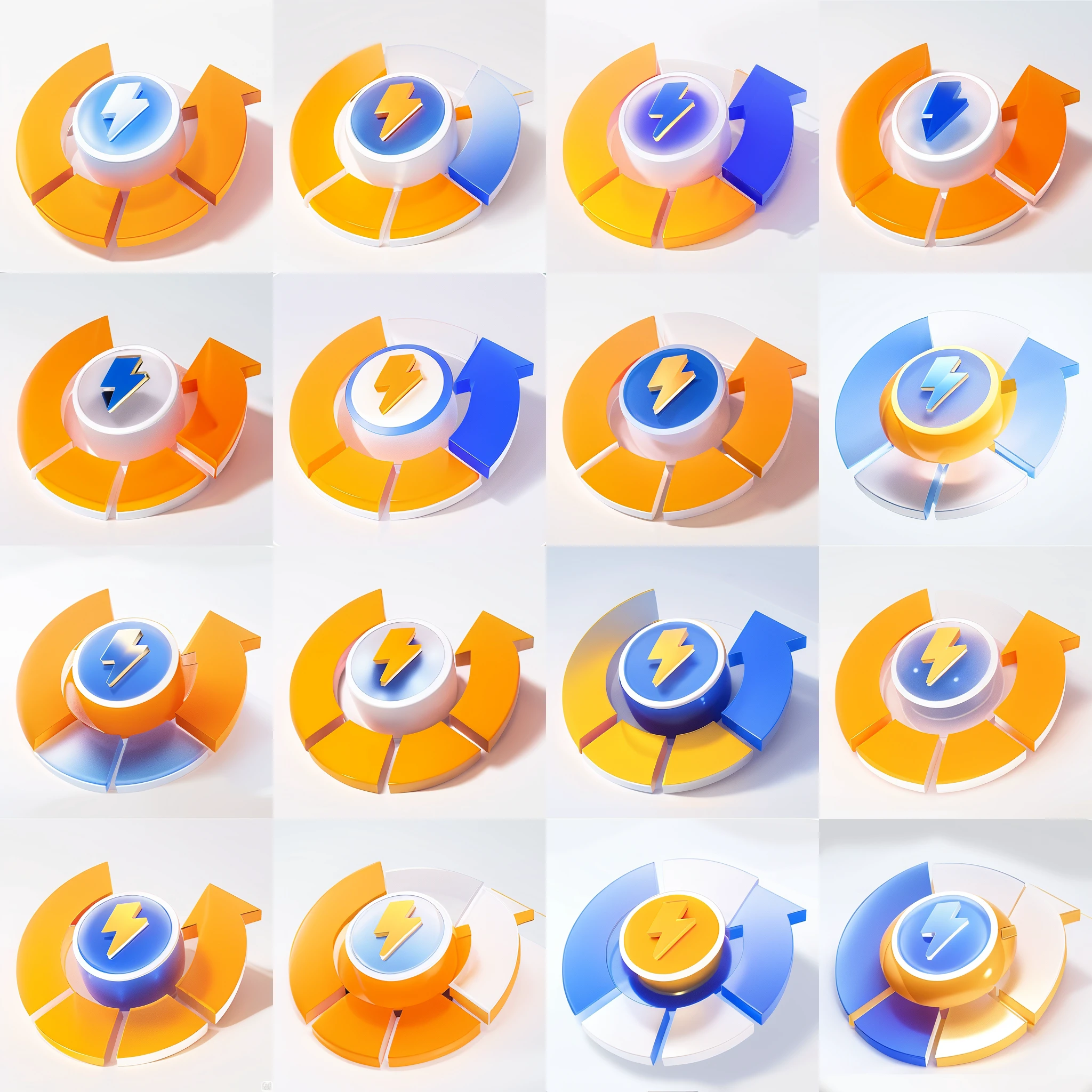 blue,gold icon,platform,technology,white background, industrial design,