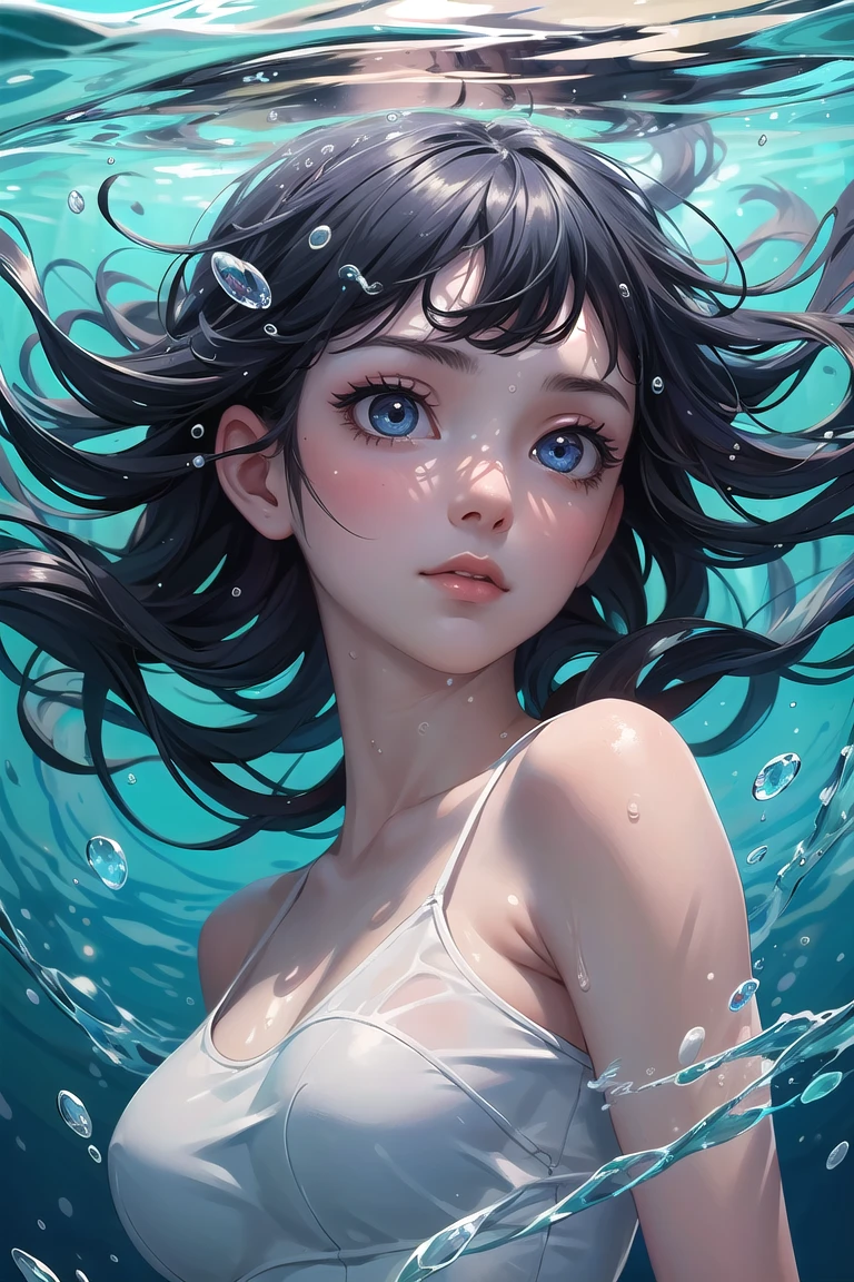 (masterpiece, best quality:1.4), high detail, (detailed face), detailed eyes, detailed background,dramatic lighting, 1 girl,underwater hair physics,air bubbles,light coming through water,reflections,laying in water,split layers of water,school of fish,beauty, <lora:more_details:0.3> <lyco:GPTS4 dreamwave full_478773:0.3> <lyco:GoodHands-beta2:1.0>