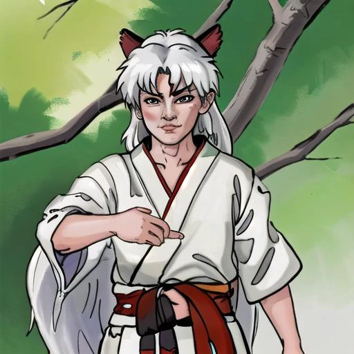 Inuyasha - (made using the Diffusers demo on HF)