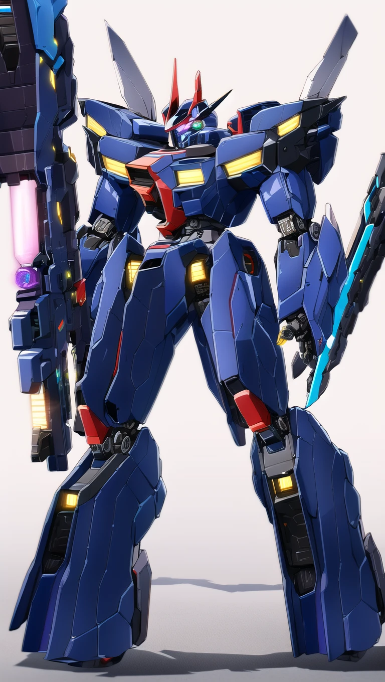 (RRS), (a mech:1.1),(full body), best quality, highly detailed, ultra-detailed, masterpiece, 8k wallpaper,blue eyes, absurdres, highres, super fine illustration, absurdres, solo, game cg, (military parts), (blacklight:1), (detailed beautiful face and eyes:1.0), command spell, mask,mechanical parts, robot joints, full armor, glowing eyes,mecha,mecha design by Armored Core,CR1.1 ,glowing eyes, <lora:srd_v1:0.8>