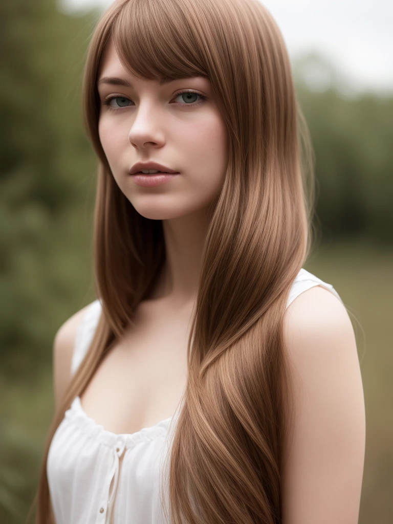 hazelnut hair,woman,realistic,pale skin,