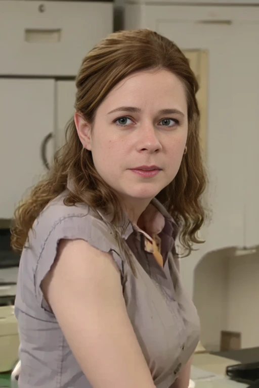(pambeesly:0.8), <lora:pambeesly:1>,