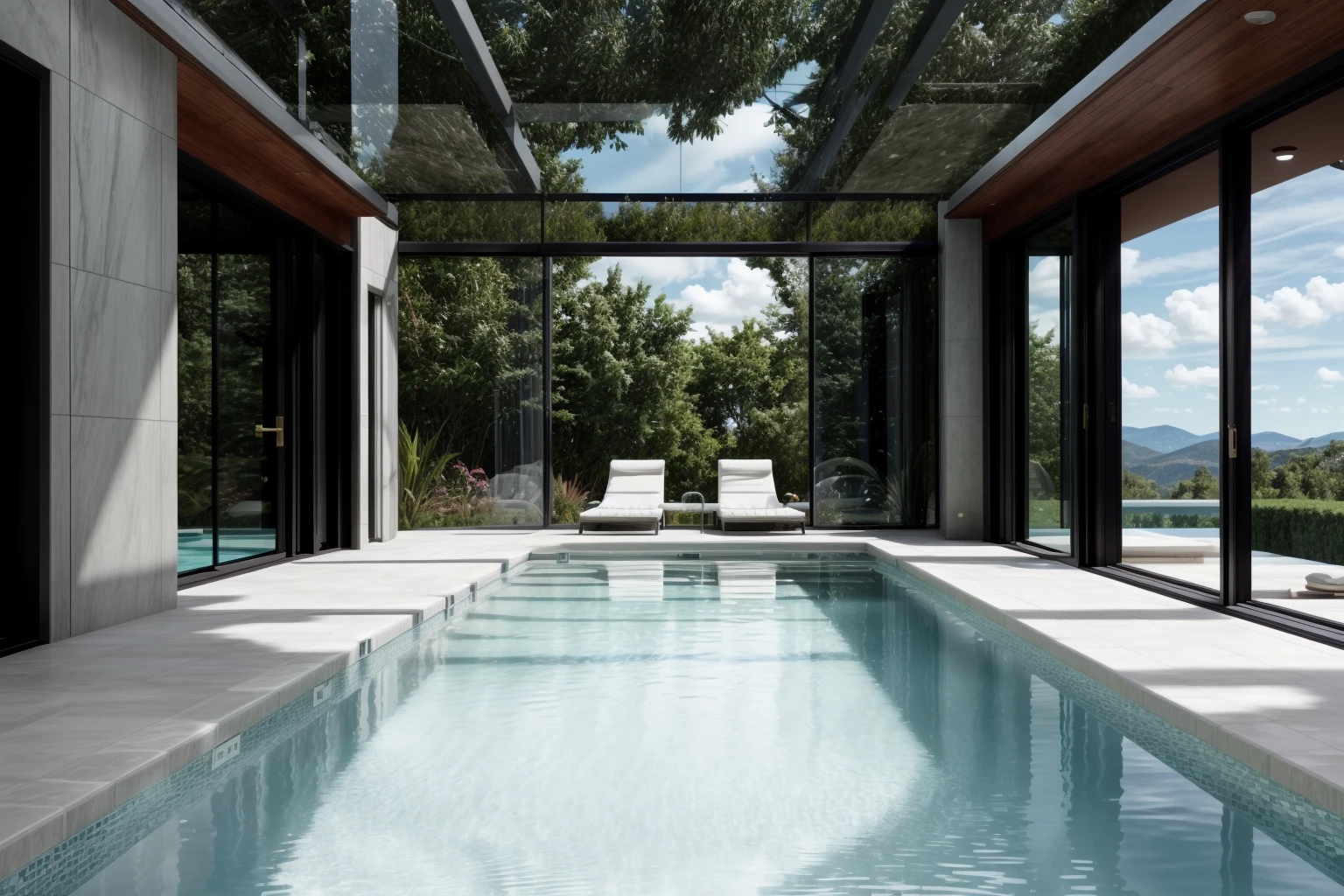 (masterpiece),(high quality), best quality, real,(realistic), super detailed, (full detail),(4k),8k,pool, window, no humans, scenery, indoors,<lora:XSArchi_131:0.6>