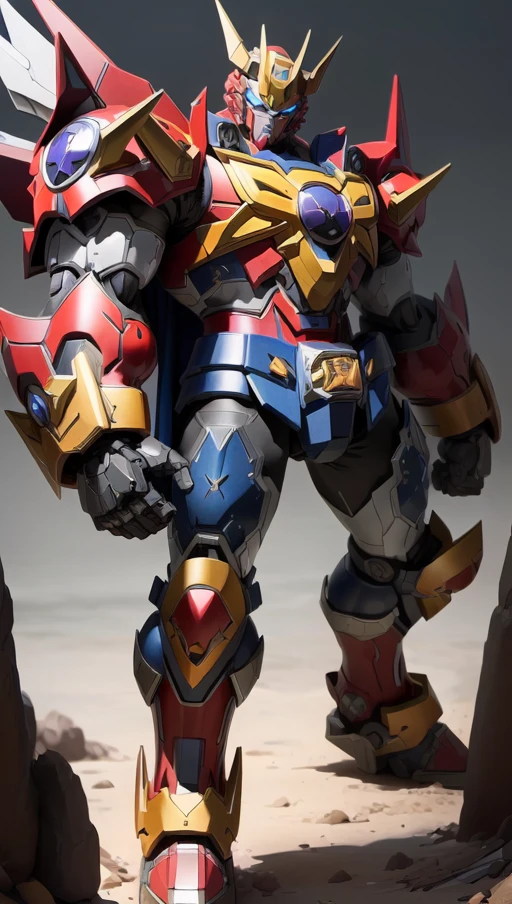 ((masterpiece)),(SRS), a (((super robot))) with sleek and menacing design, glowing eyes, full body, highly detailed,(heroic parts:1.5),(highly detailed full armor:1.2)<lora:srd_v1_5_:1>