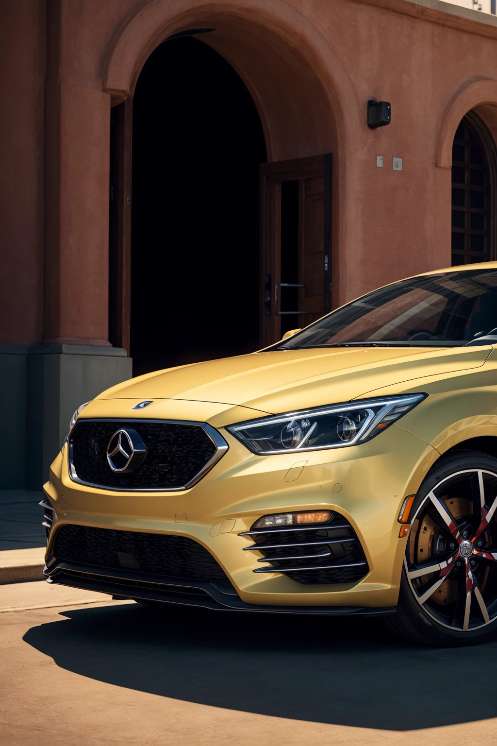 RAW photo of car, Photorealistic, Hyperrealistic, Hyperdetailed, low cut, detailed skin, soft lighting, subsurface scattering, realistic, masterpiece, best quality, ultra realistic, 8k, Intricate, High Detail, film photography, soft focus