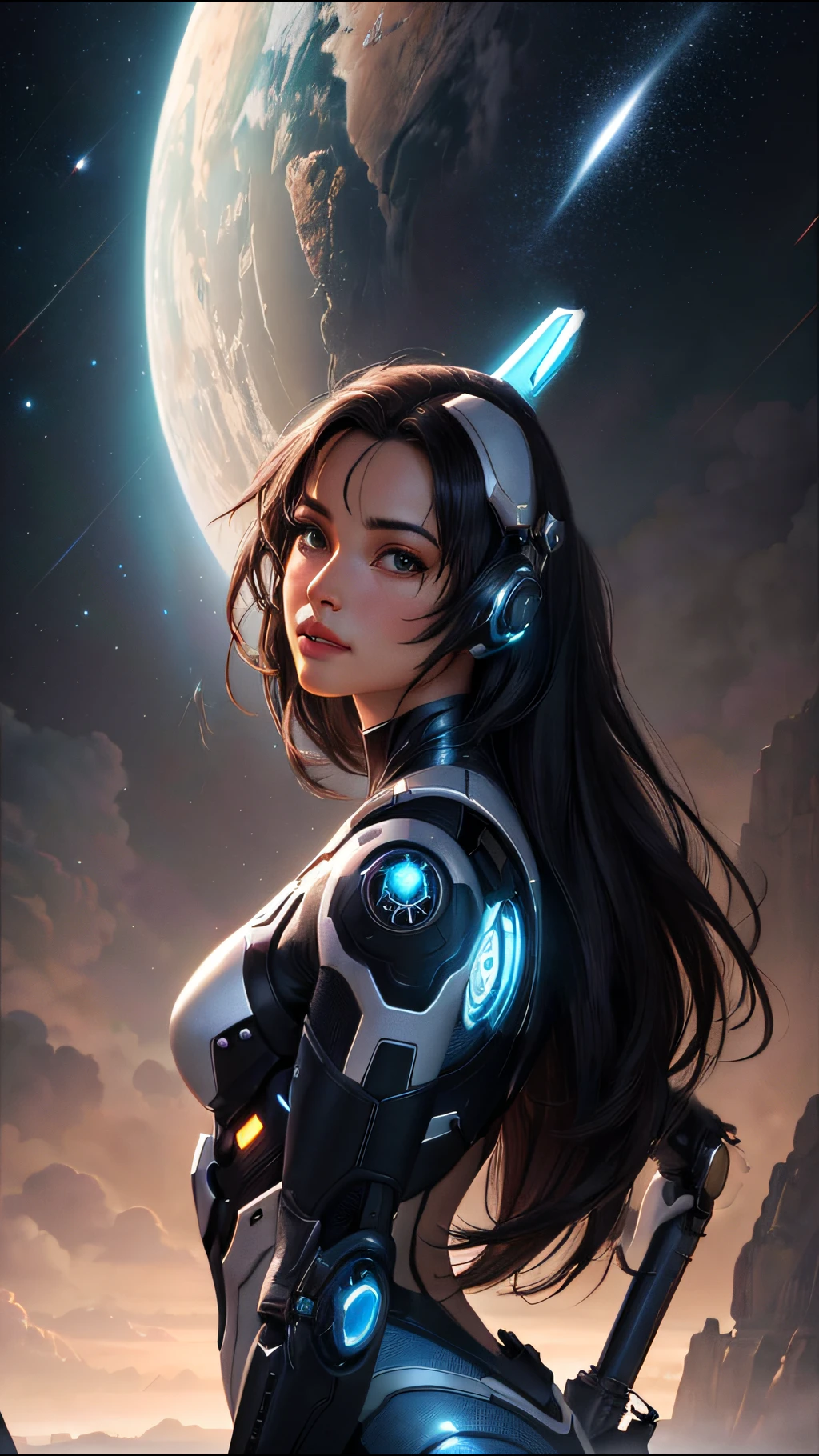 (best quality, masterpiece, perfect face, detailed simmetric eyes, perfect smooth skin texture), epic realistic, (close up), 1girl, floating blue_hair, long hair, (water:0.7), waterdrop, wet, holding_katana, blue_kimono with pattern, ultra detailed, (textured_clothing), black_background,, high contrast colors, (hi-top fade:1.3), dark theme, soothing tones, muted colors, high contrast, (hyperrealism, soft light, dramatic light, sharp, HDR)