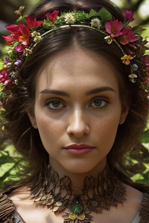 (headshot), Masterpiece, best quality, ((medieval)), (inside a flowering forest), moonlight, BREAK
((clothes made out of leaves)), flower crown, ((druid)), (fantasy), vines, flowers, ((wearing only leaves, vines, and flowers)), BREAK
colorful leaves and flowers growing from hair, dungeons and dragons, BREAK
pale skin, fair skin, white skin, large breasts, BREAK
<lora:ABT:1>