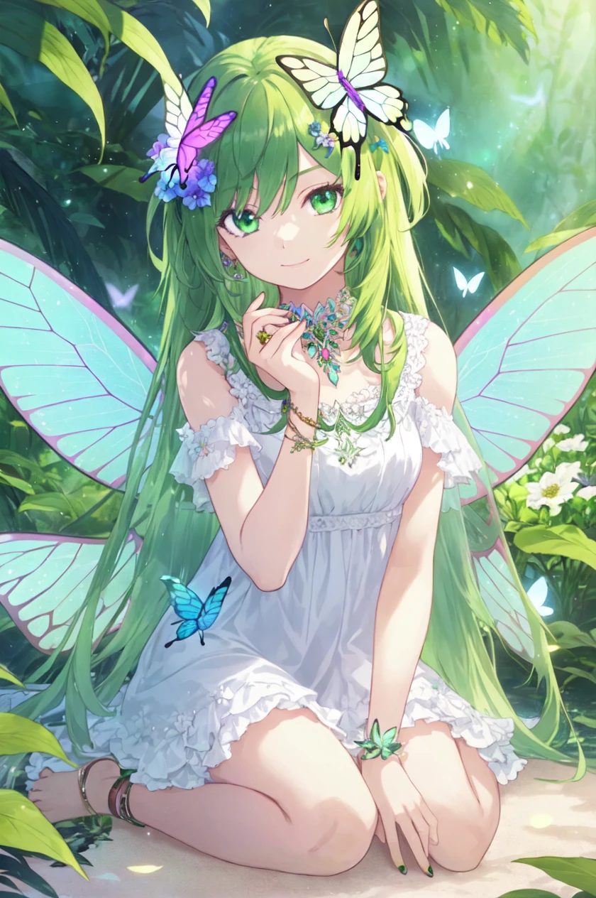 1girl, solo, flamboyant, detailed hair, detailed face, detailed eyes, official art, FaeVibes