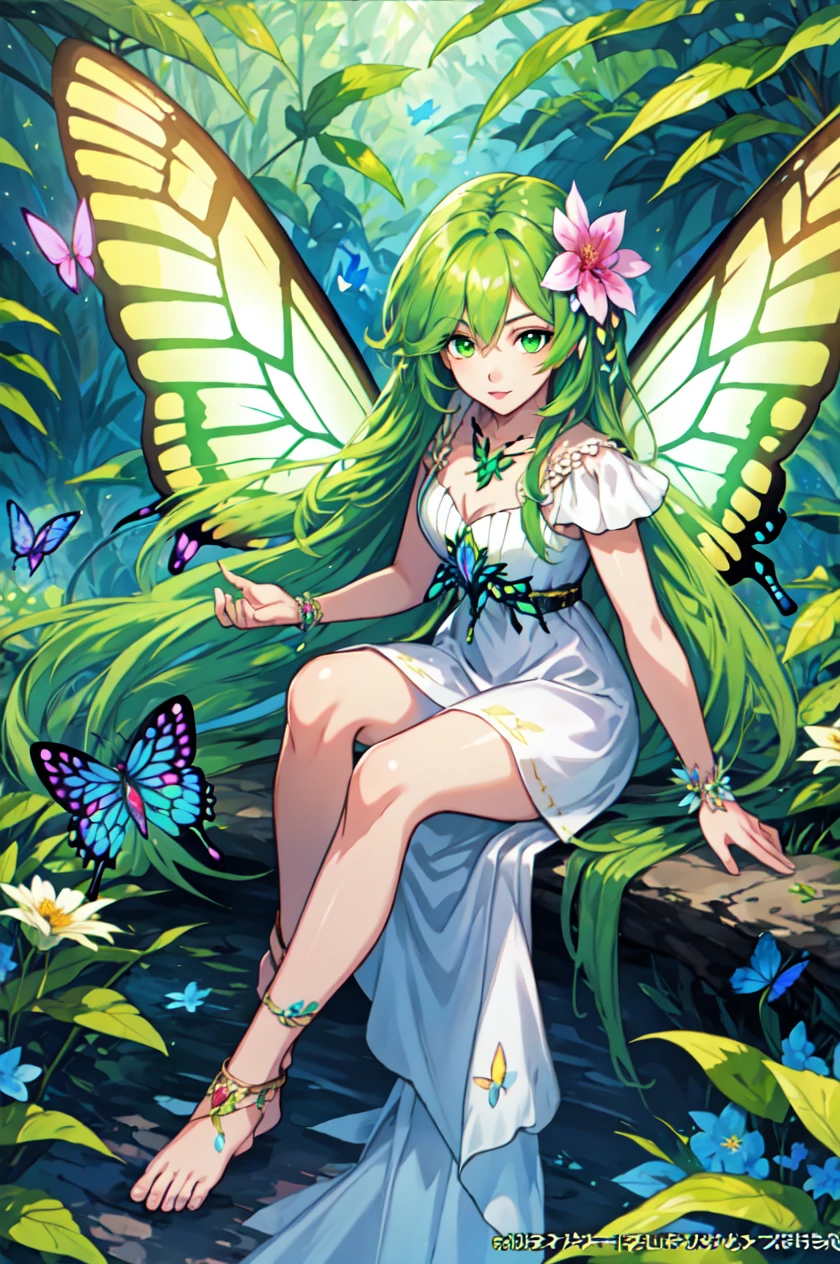 1girl, solo, flamboyant, detailed hair, detailed face, detailed eyes, official art, FaeVibes
