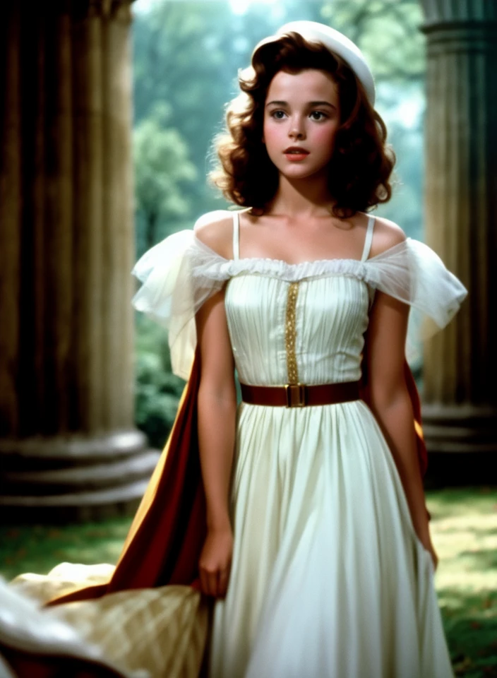 Film still of a young brunette actress in the Barry Lyndon