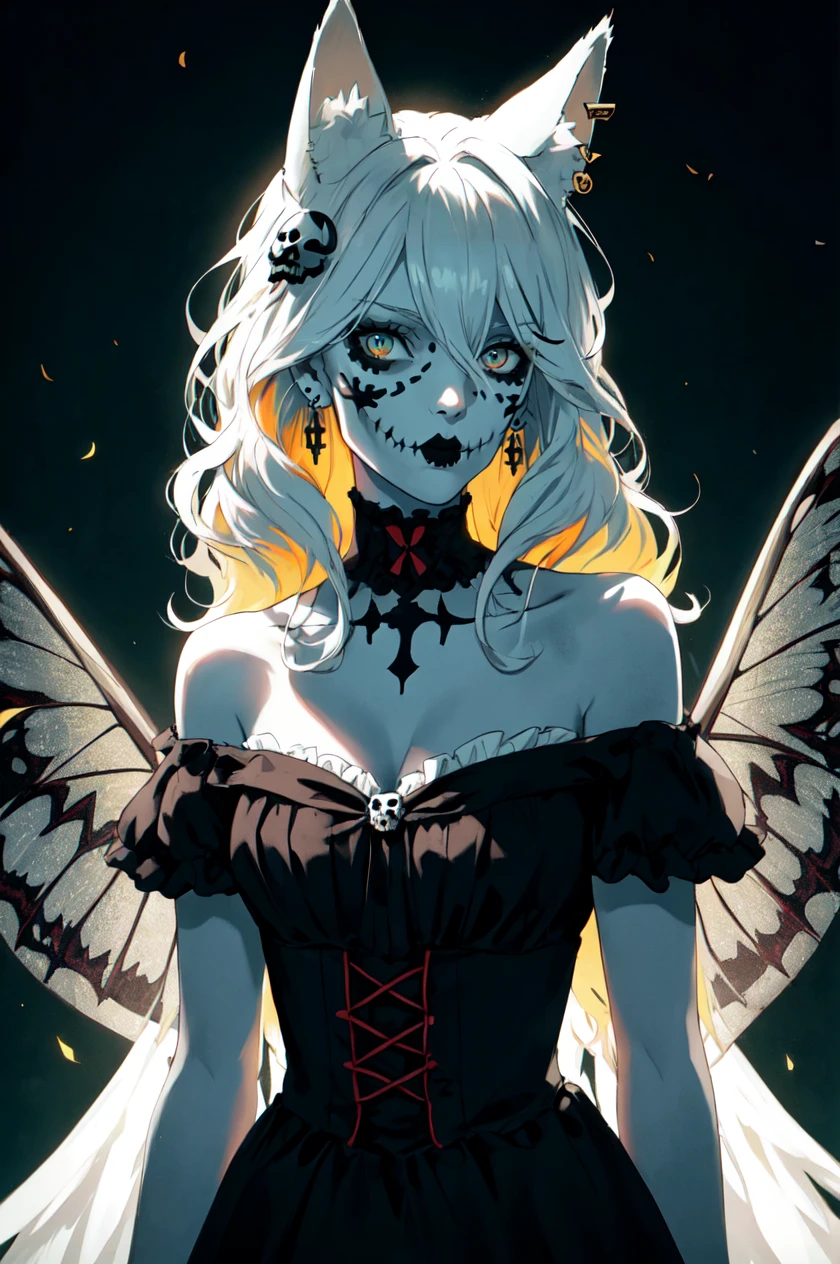 detailed face, detailed eyes, official art, Demon_Calavera VictorianFoxGirl