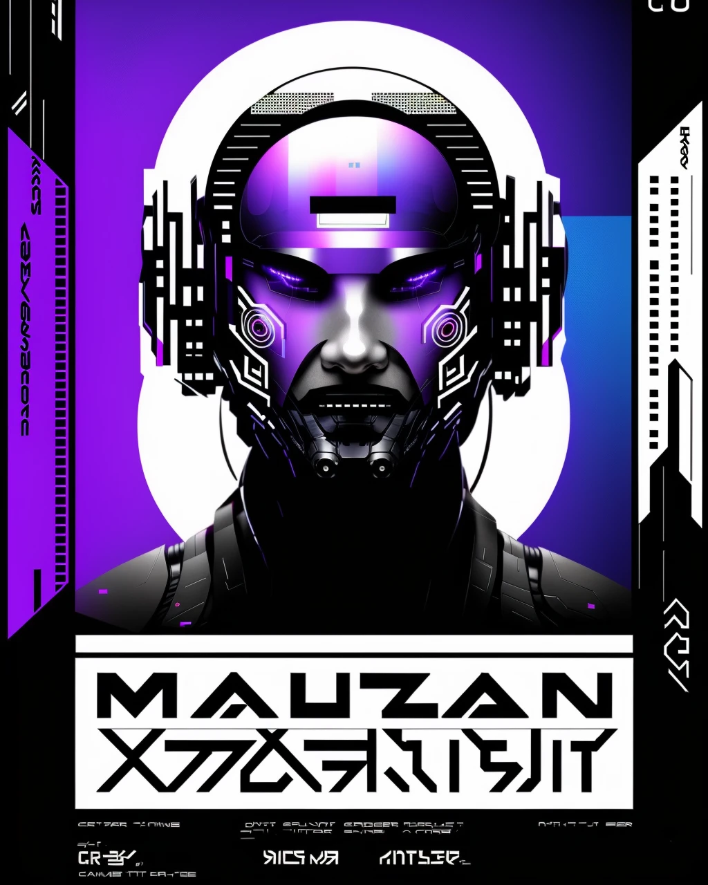 a screen shot of a man's profile in a video game, poster art, computer art, cyberpunk