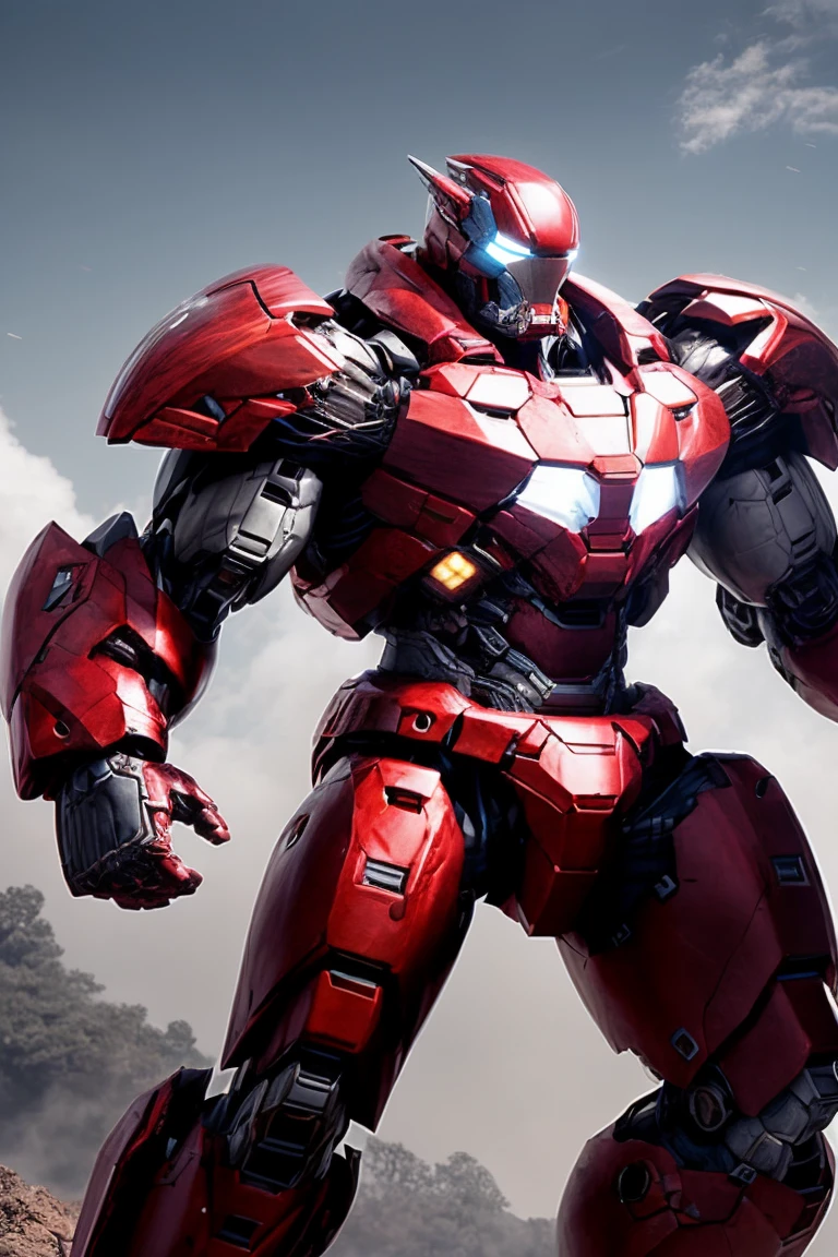 absurdres, BREAK 1boy, ((iron man:0.75):(dark grey hardsuit)), mechanical parts, bulky, flying, motion blur, BREAK high altitude, clouds, explosions in background, <lora:nijiarmor_v2:0.9>