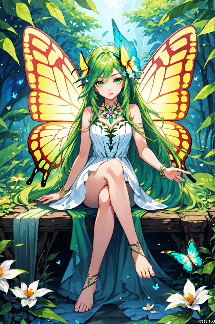 1girl, solo, flamboyant, detailed hair, detailed face, detailed eyes, official art, FaeVibes