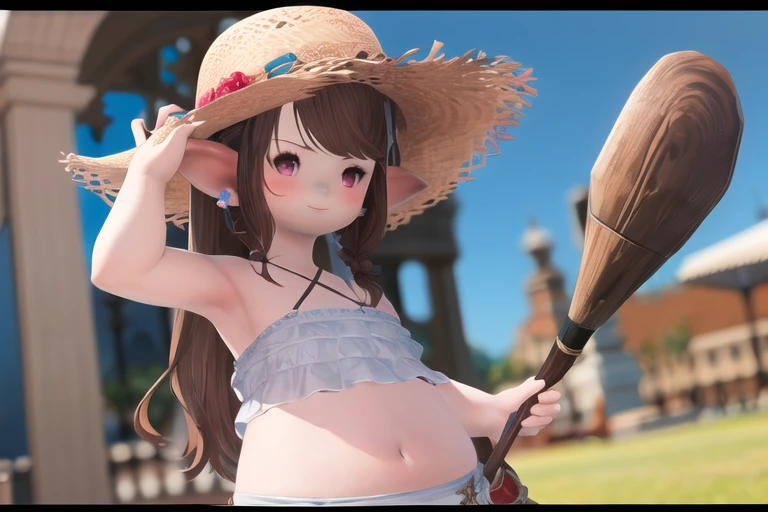masterpiece, high quality,
1girl, girl, lalafell, <lora:new_lalav5-14:1>
A dashing cowboy with a wide-brimmed hat and a lasso.