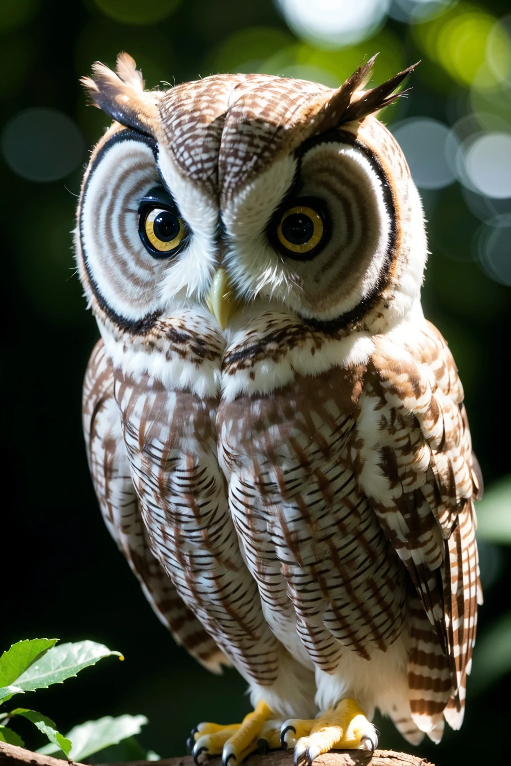 (best quality:1.4), (ultra highres:1.2), (photorealistic:1.4), (8k, RAW photo:1.2), (realistic Owl :1.3), (big eyes:1.1)