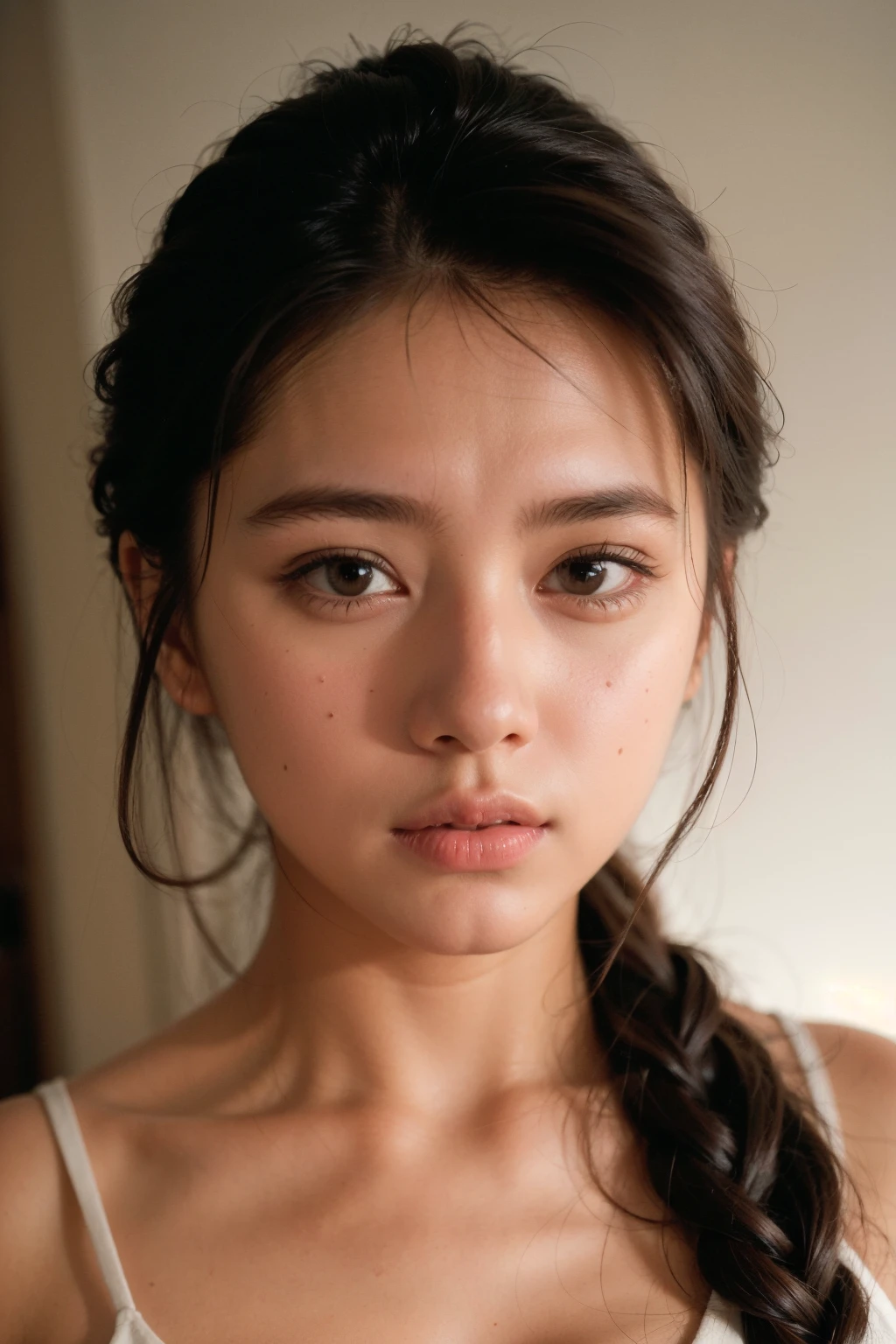 Portrait Photography,Film photography,long shot,negative space,
1girl,<lora:GFMix-wjv433:0.6>,
soft lighting,beautiful shadow,in the dark,(photorealistic, raw photo:1.2),hyperrealism,ultra high res,8K,Best quality,masterpiece,