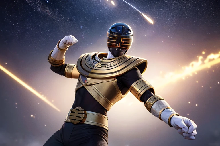 ((masterpiece,best quality)), absurdres,,
<lora:Gold_Zeo_Ranger:0.8>, Gold_Zeo_Ranger,
stars and galaxy in background, cinematic composition, dynamic pose,