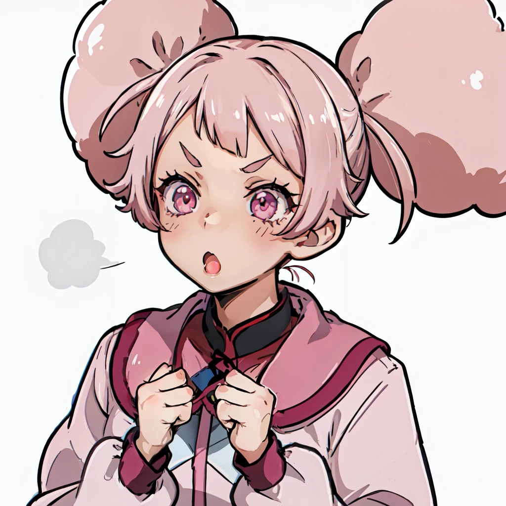 <lora:ganbaruzoi-v3:1.0>ganbaruzoi, open mouth, :o, clenched hands, v-shaped eyebrows,
<lora:chuchu-v1:0.8>chuatury panlunch, chuchu jacket, puffy long sleeves, upper body