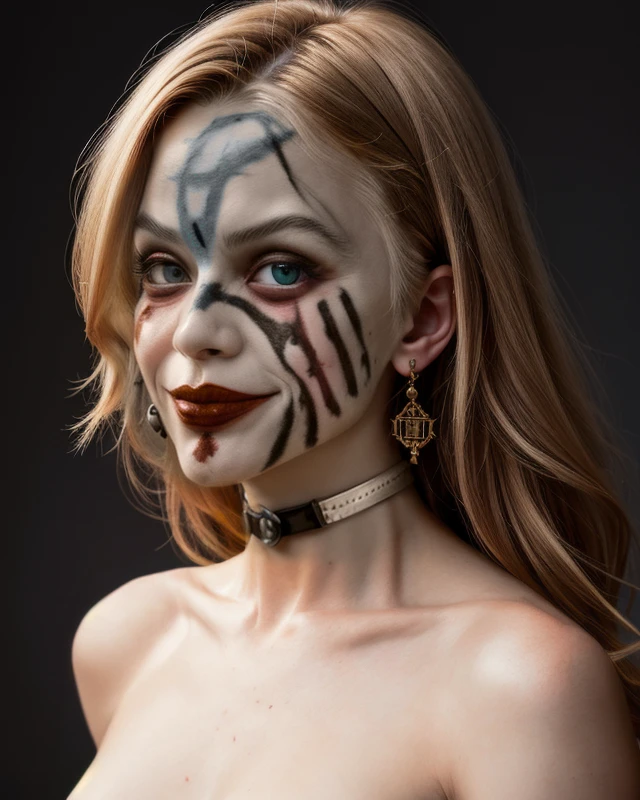 Harley Quinn face,