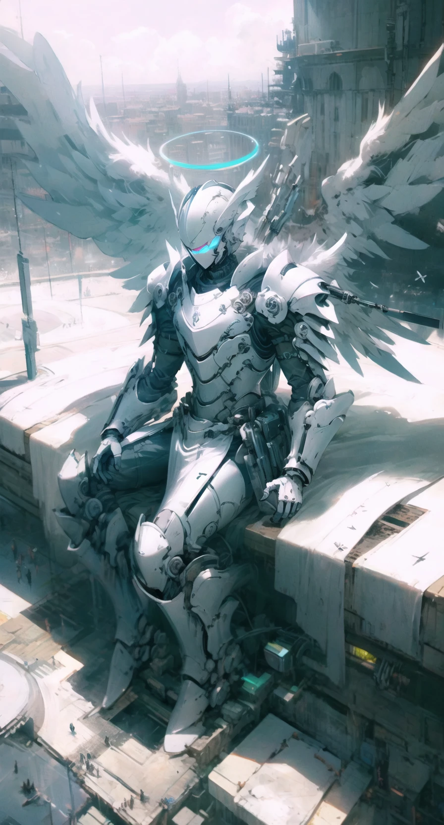 [LoRA] Mecha Angel  Concept (With dropout & noise version)