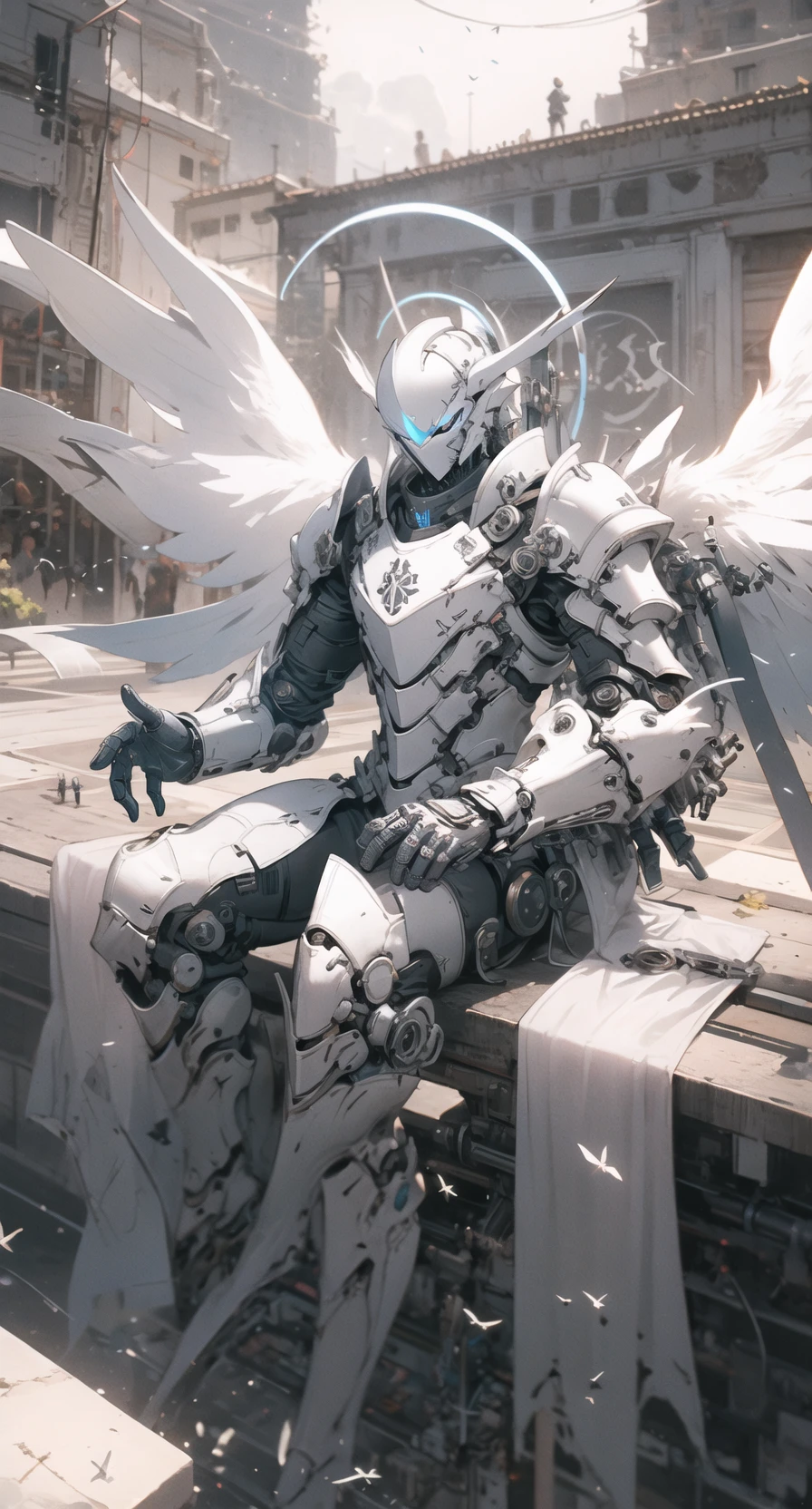 [LoRA] Mecha Angel  Concept (With dropout & noise version)