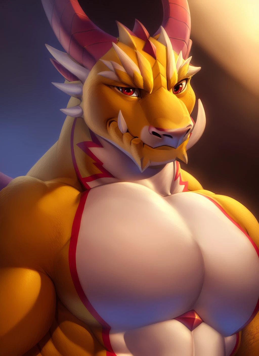 <lora:ophion-07:0.9>, ophion, solo, red eyes, dragon, mature male, (pose:1.3), (posing:1.3), (soft shading), 4k, hi res, ((detailed face, (detailed eyes:1.0), detailed)), (full body), by zackarry911, by zaush, (by personalami:0.5), portrait, close-up,
