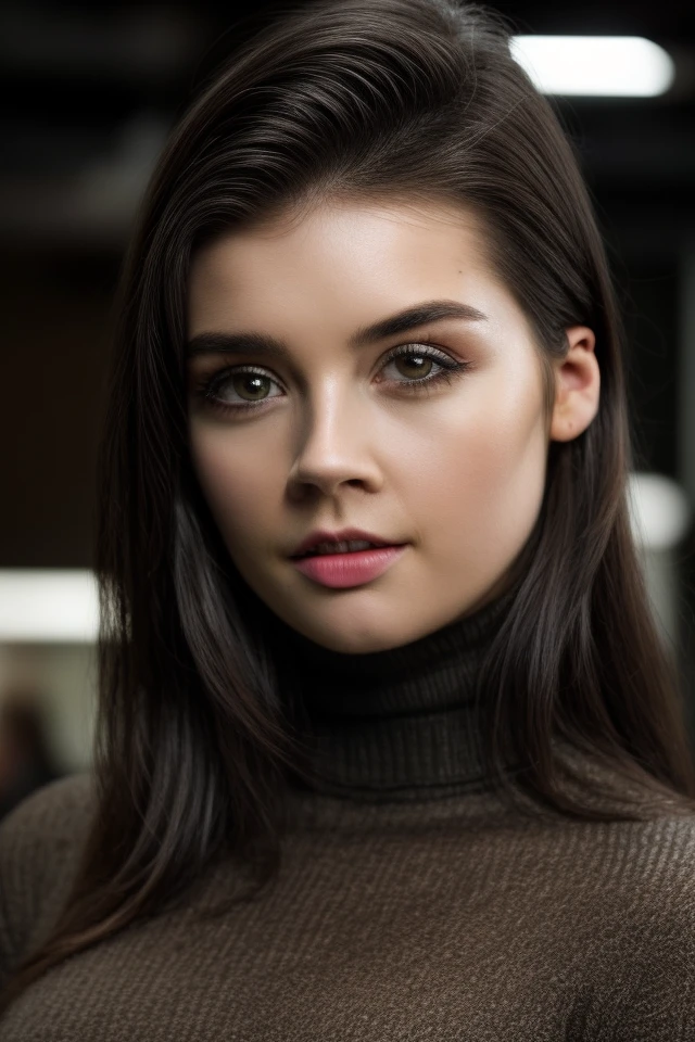 portrait photo of elisetrouw person wearing turtleneck sweater <lyco:elise_vision-000002:1.0>, masterpiece, best quality, highest quality, cinematic lighting, (volumetric lighting), extremely detailed CG unity 8k wallpaper, focused, 8k wallpaper, 4k wallpaper, extremely detailed, ultra realistic, photorealistic, sharp focus, HDR, (high contrast), photograph, detailed and intricate, highly detailed, artstation, smooth, sharp focus, illustration, cinematic lighting