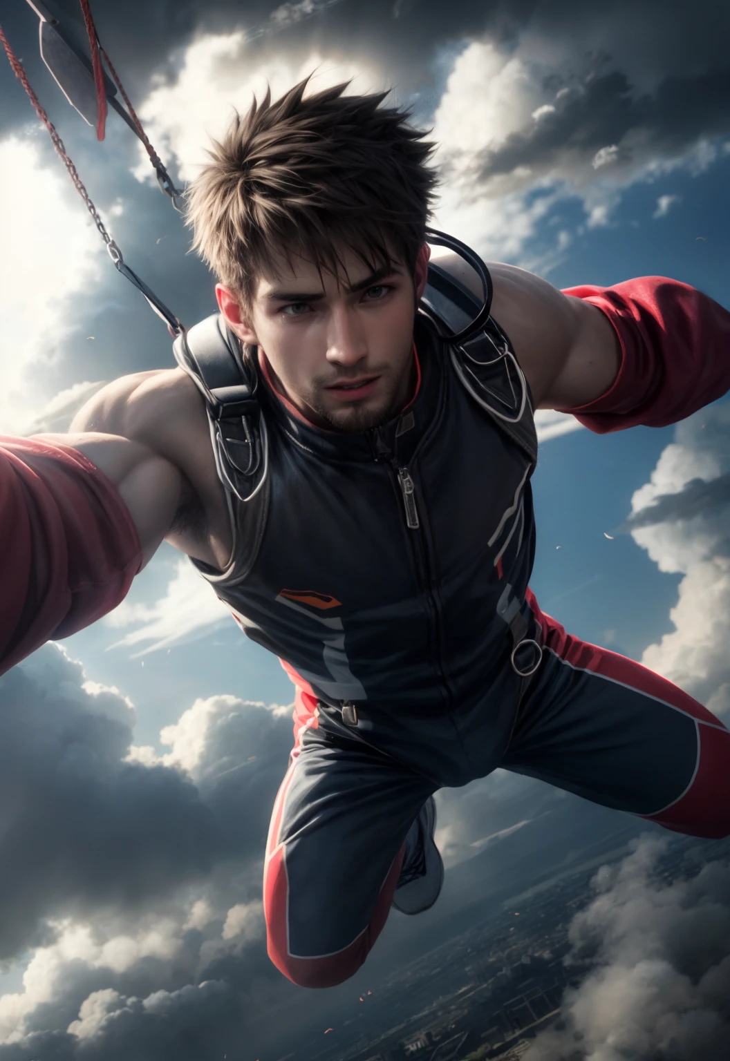 boy skydiving, clouds, wind, muscular,
vibrant colors, colorful art style,
soft lighting, soft shadows, detailed textures, dynamic lighting,
nice hands, perfect hands,
<lyco:GoodHands-beta2:1.0>
<lora:add_detail:1>