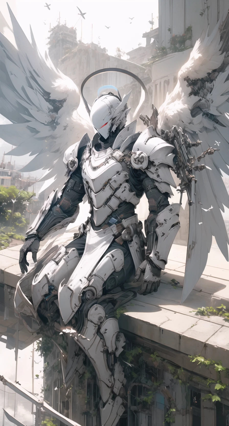 [LoRA] Mecha Angel  Concept (With dropout & noise version)