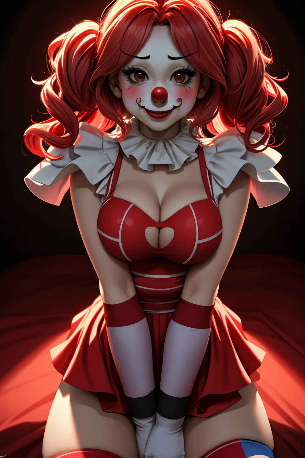 Masterpiece, absurdres,HDR,8k,excited,smirking,best quality,
edgClussy,red clown nose, a woman wearing edgClussy
<lora:edgClussy:0.7>
