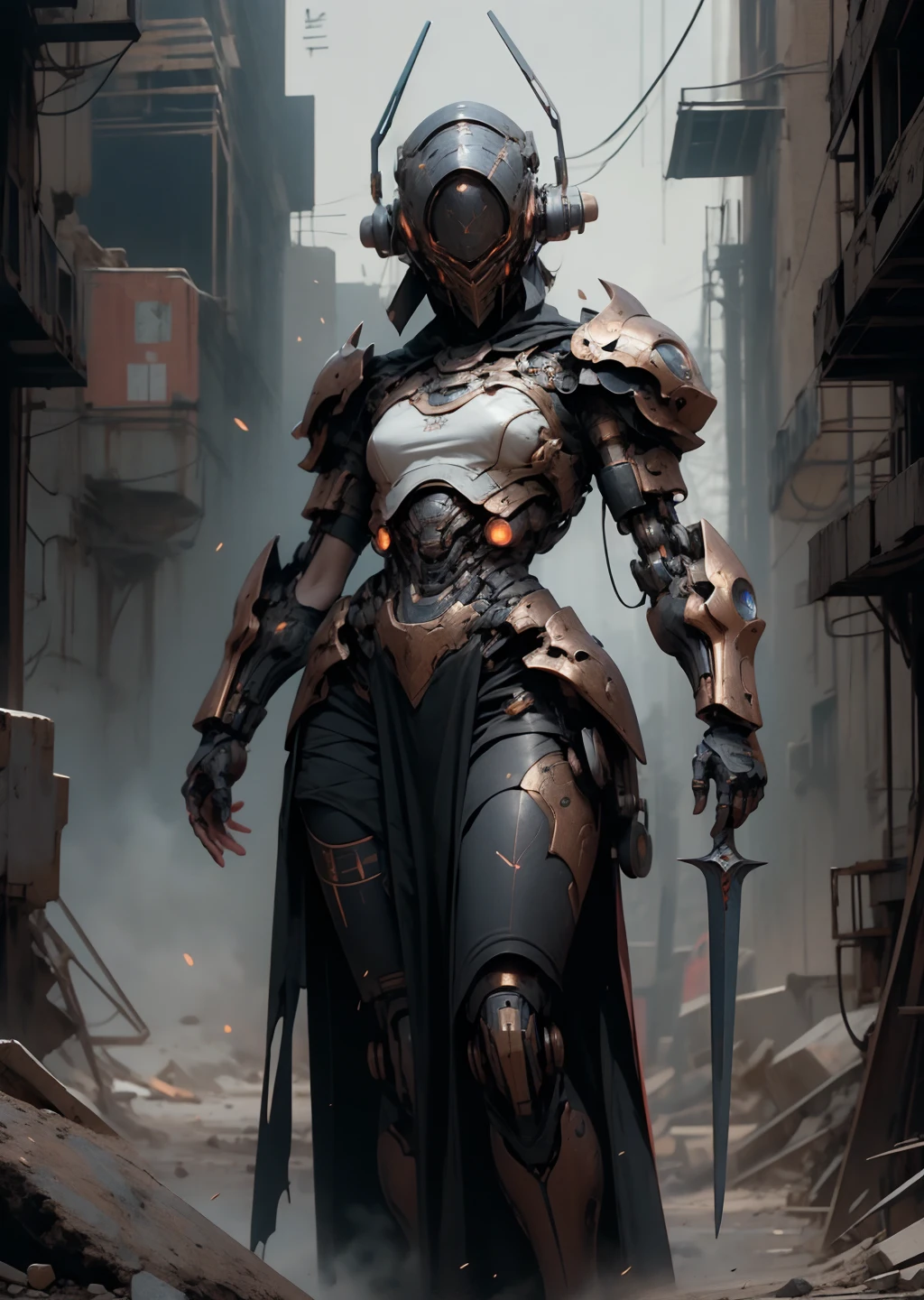 (giant girl elements, high resolution, high resolution, high quality, accurate body structure, detailed body), sexy, battle suit, towering giant girl, looking up at approaching woman from below, giant attacks city, cute, girl destroying small town, destroying small town, mischievous expression, Japanese, white skin, smiling, trampling, rubble, burning small town, destroyed small building, collapsed highway, car being crushed, evacuation of residents, sunset, burning small town, please, walk, trample, anatomically correct, accurate human body, accurate skeleton, full body portrait, blue eyes, rubble scattered at feet, taller than skyscrapers, big impact, draw woman big, increase destructive elements, make city small, rampaging, city, building, monster, light beam from girl's hand, magic, shock wave from girl's hand, fight dragon, girl and dragon,