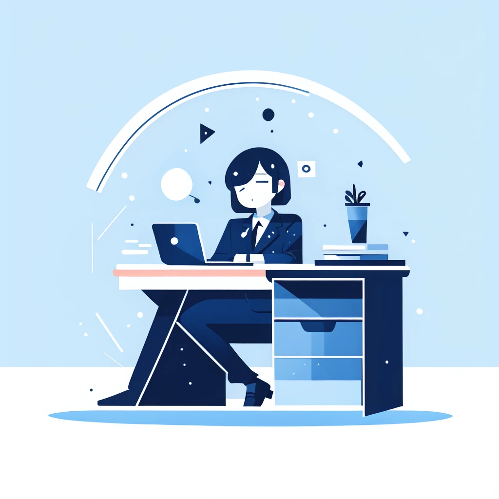 <lora:flat_illustration:1>desk