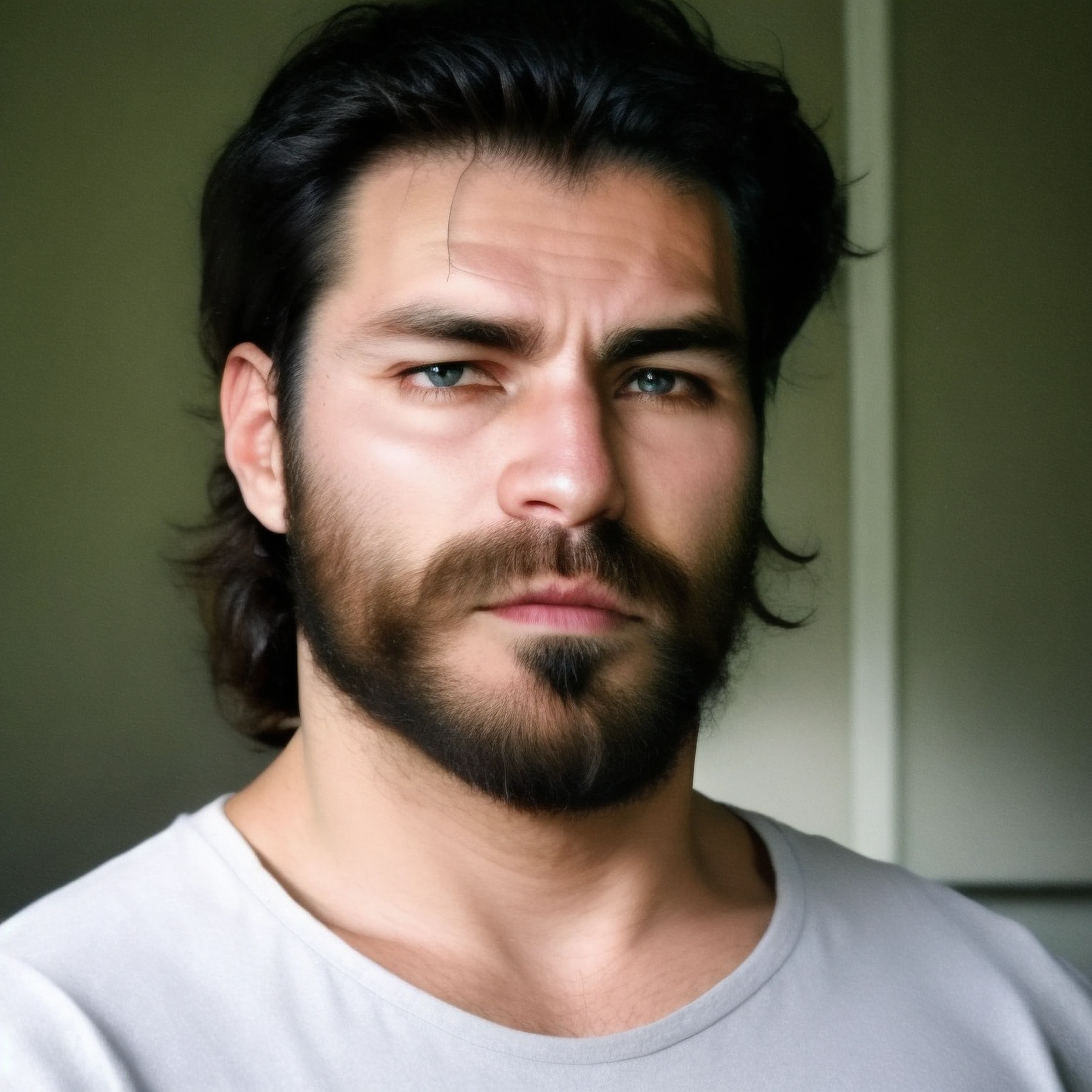 <lora:Thiago Lacerda:1>, realistic, photograph, beard, muscled, face focus, face details
