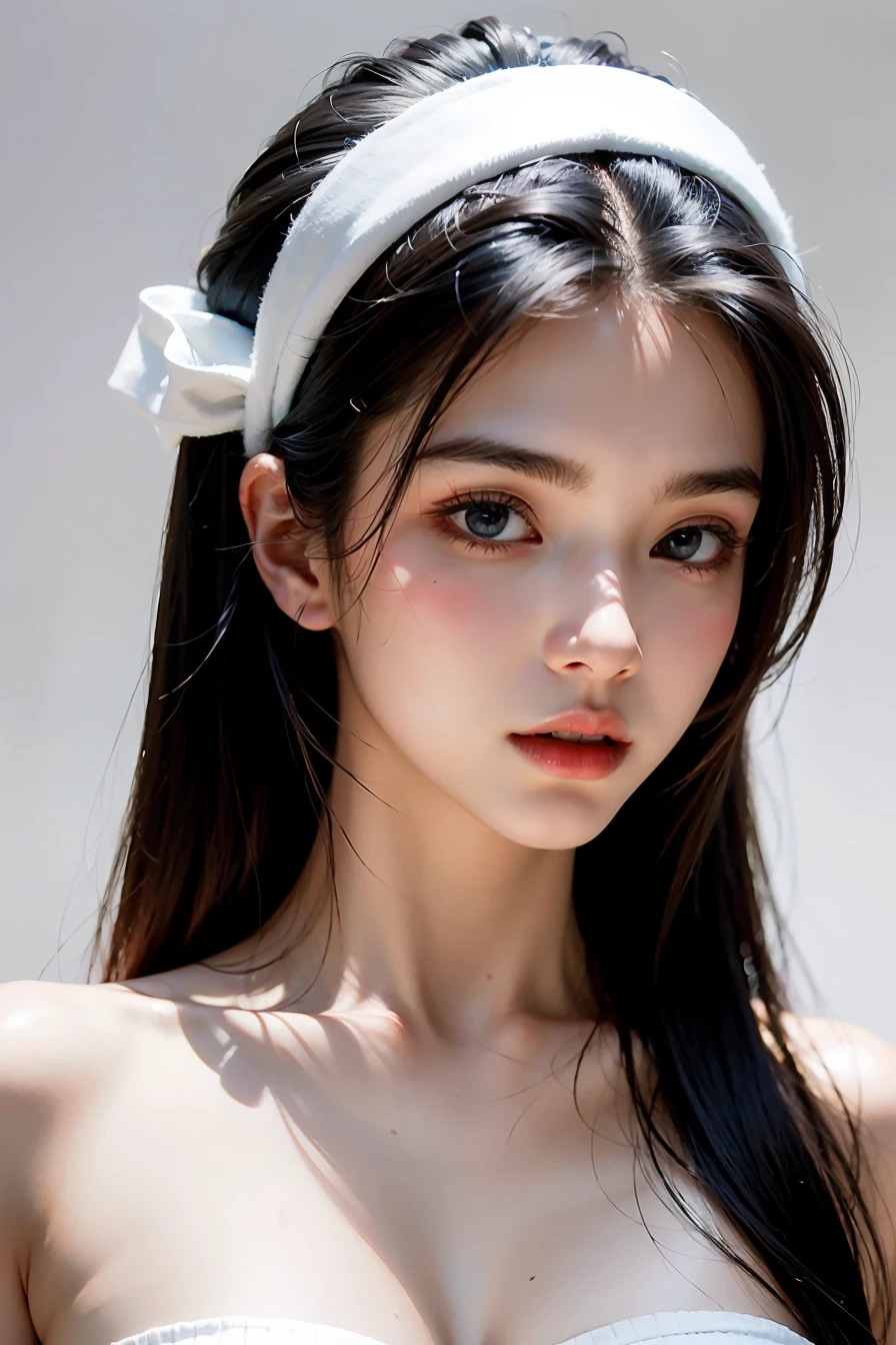 (masterpiece), best quality, perfect face, perfect body, white background, simple background, 1girl, <lora:Maeylin-04:1>