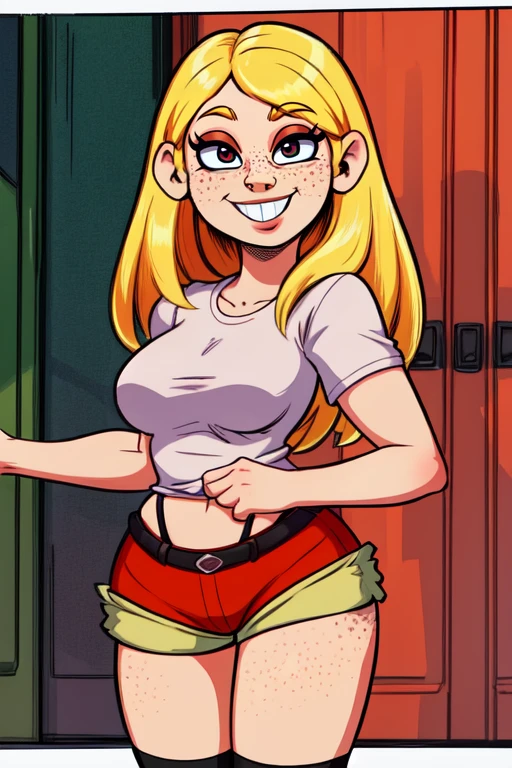 STICKER, (solid outline:1.2), (NSFW:1.2), Sunset Shimmer model pose, bare breasts, black jacket open, breasts exposed, full body portrait with high heeled boots, cowboy shot, full-length, Sunset Shimmer aged 25, topless, bare breasts, big breasts, shoes visible, detailed anime eyes, adesivo, fundo simples, full portrait, long hair, beautiful sunset shimmer girl, pony aesthetic, beautiful girl, very beautiful fantasy art, beautiful and elegant female pony girl, beautiful detailed fantasy, red and yellow colour palate, red and yellow colour-theme, vintage t-shirt design, in the style of hand drawing, 3D vector art, fantasy art, watercolour effect, Adobe Illustrator, hand-drawn, digital painting, low-poly, soft lighting, isometric style, retro aesthetic, focused on the character, 4K resolution,