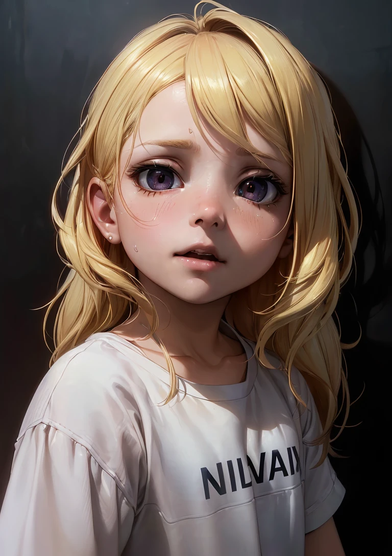 anime style, model shoot style, (upper body) (close portrait:1.4) of a ((little blonde girl:1.8)), (1girl:1.3), (young girl, small body), (long hair:1.3, men's large white shirt:1.4),
((pretty face: 1.7, perfect face:1.5)), (best quality:1.5, hyperrealistic:1.5, photorealistic:1.4, Madly detailed CG unity 8k wallpaper:1.5, masterpiece:1.3, Madly detailed photo:1.2),
(hyper-realistic lifelike texture:1.4, realistic eyes:1.2), (octane render, unreal engine 5), (ecstasy of light and shadow:1.5, deep shadow:1.5), (sony a7, 50 mm, film grain:1.5, 4K UHD HDR),
(photo by lee jeffries, Greg Rutkowski and Magali Villanueva, contest winner:1.4)