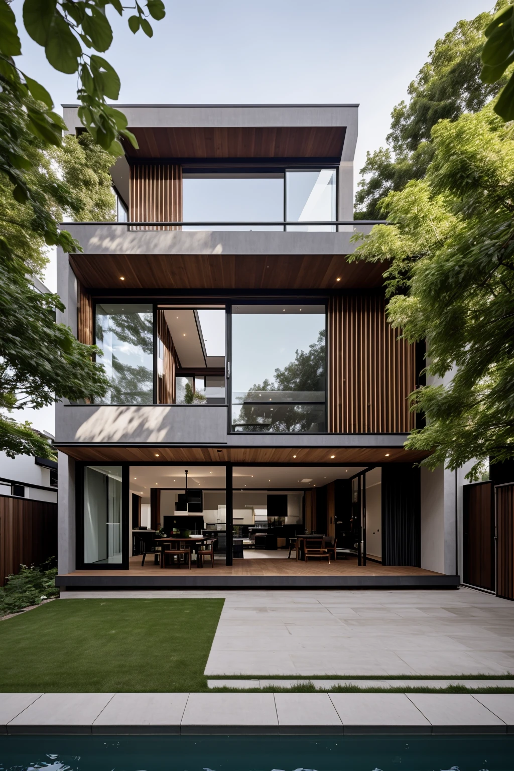 architecture focus, dezeen,
architecture, photo of housev1, house, exterior, car <lora:housev1:0.8>