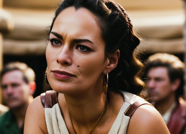 4k, high-res, masterpiece, best quality, finely detailed skin, sharp focus, (cinematic lighting), soft lighting, dynamic angle,
<lora:gorgo300_smf_lora_01-000002:0.9>, 1girl, gorgo300-smf, jewelry, realistic, earrings, solo, lips, looking at viewer, black eyes, mole, blurry, portrait, hoop earrings, necklace, black hair, long hair, closed mouth