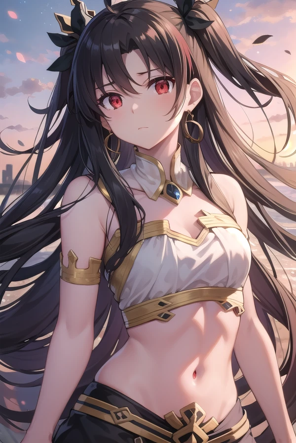 ishtar, <lora:ishtartest:1>, ishtar, ahoge, black bow, bow, black hair, earrings, hair bow, hair ornament, jewelry, long hair, (red eyes:1.5), (small breast:1.2),
BREAK ishtar, ahoge, black bow, bow, black hair, earrings, hair bow, hair ornament, jewelry, long hair, (red eyes:1.2), twintails,,
BREAK outdoors, city,
BREAK looking at viewer, BREAK <lora:GoodHands-vanilla:1>, (masterpiece:1.2), best quality, high resolution, unity 8k wallpaper, (illustration:0.8), (beautiful detailed eyes:1.6), extremely detailed face, perfect lighting, extremely detailed CG, (perfect hands, perfect anatomy),