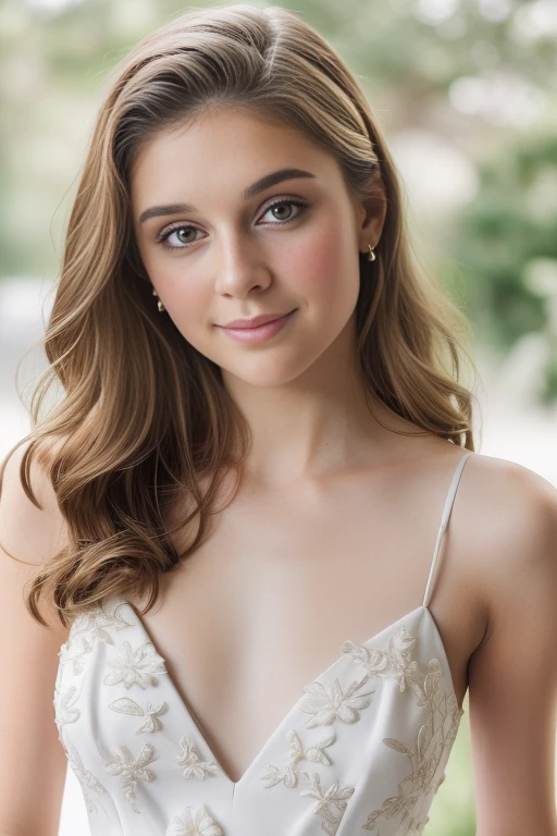 1girl,  medium breasts, 4k, beautiful,  looking at viewer, ((headshot)), BREAK
,white fabric nuisette, wedding dress, a woman wearing a nuisette, ((floral embroidery)), silver tiara, flowers dress focus,woman wearing a nuisette_dress, BREAK
medium hair,  ((pale skin, fair skin, white skin)), BREAK
((slim body)), makeup, cute expression, BREAK
<lora:Willow:1>