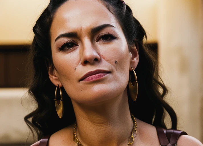 4k, high-res, masterpiece, best quality, finely detailed skin, sharp focus, (cinematic lighting), soft lighting, dynamic angle,
<lora:gorgo300_smf_lora_01-000002:0.9>, 1girl, gorgo300-smf, jewelry, realistic, earrings, solo, lips, looking at viewer, black eyes, mole, blurry, portrait, hoop earrings, necklace, black hair, long hair, closed mouth