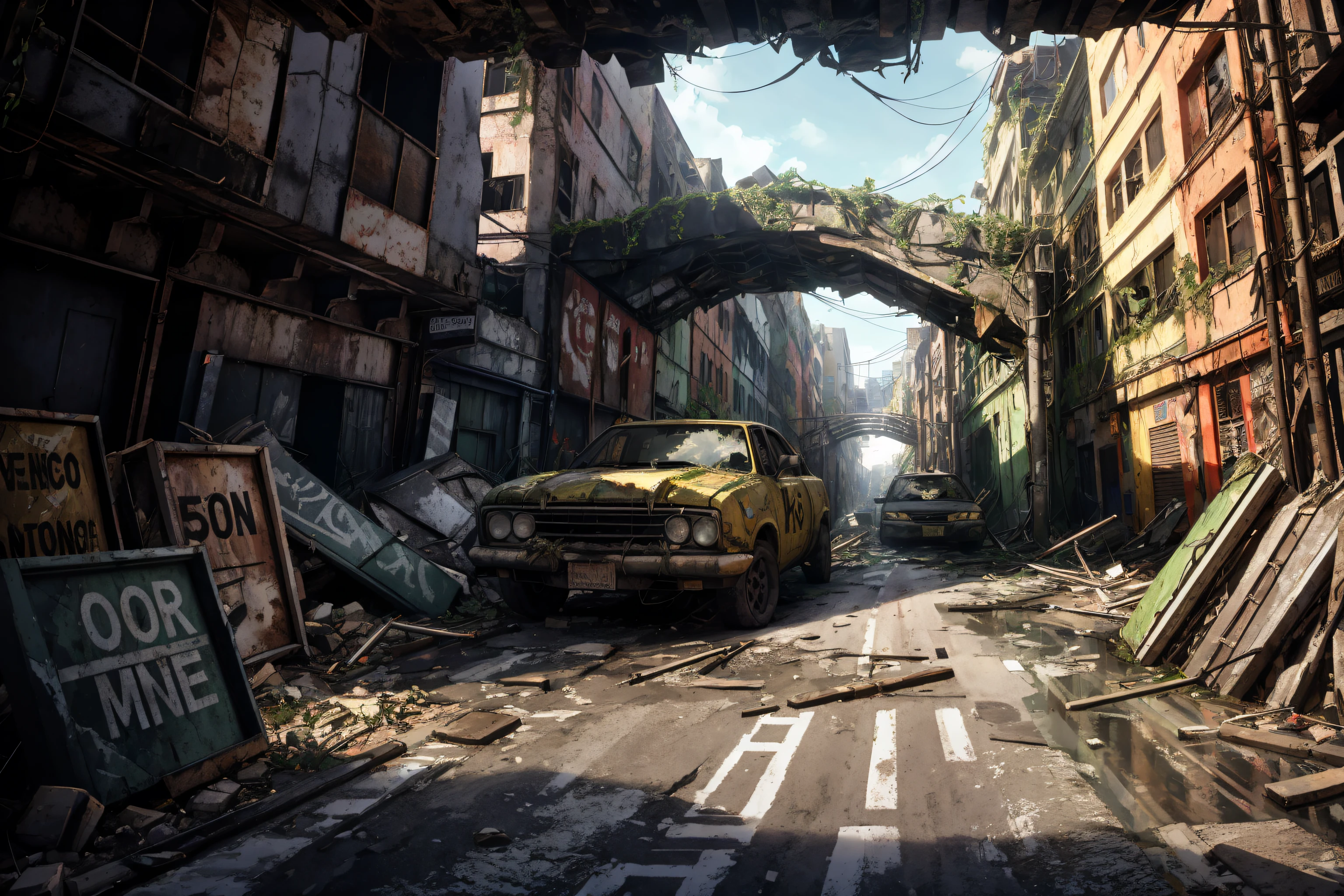 Old Time Post Apocalyptic Enviroment