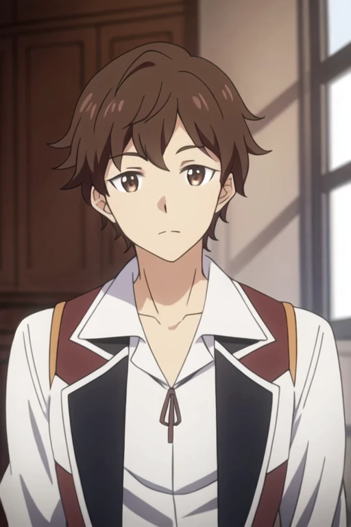 masterpiece, best quality, high quality, 1boy, solo, male focus, looking at viewer, upper body, <lora:tony_freed:0.72>, tony_freed, brown hair, brown eyes, ,