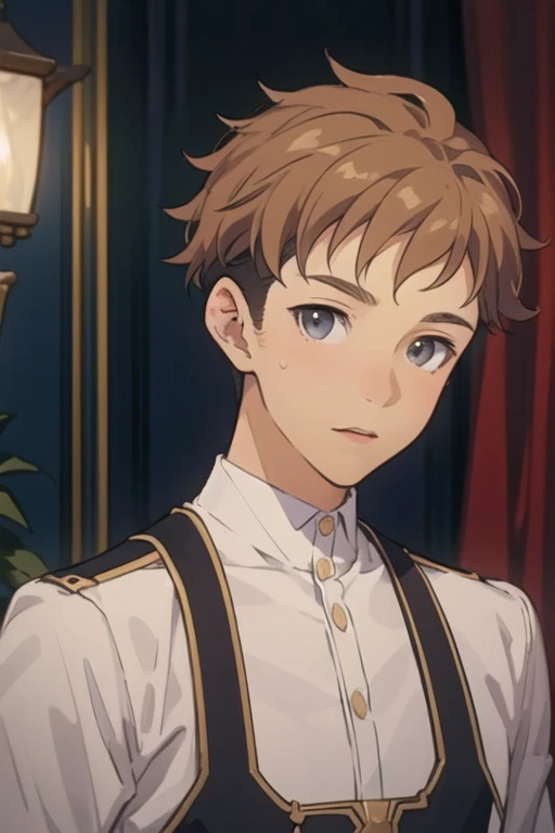masterpiece, best quality, high quality, 1boy, solo, male focus, looking at viewer, upper body, <lora:mark_bean:0.68>, mark_bean, light brown hair, undercut, grey eyes, ,