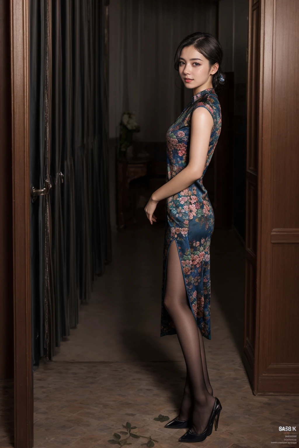 1girl, suonxam, photo art, (flower:1.2), a stunning photo with beautiful saturation, ultra high res,(realistic:1.4)),deep shadow,(best quality, masterpiece), pale skin, dimly lit, shade, flustered, blush, highly detailed, skinny, BREAK depth of field, film grain, wrinkled skin, looking at viewer, knee, warm smile, (full body:1.2) <lora:suonxam_SDLife_Chiasedamme_v3.0:0.8>, masterpiece,ultra realistic,32k,extremely detailed CG unity 8k wallpaper, best quality