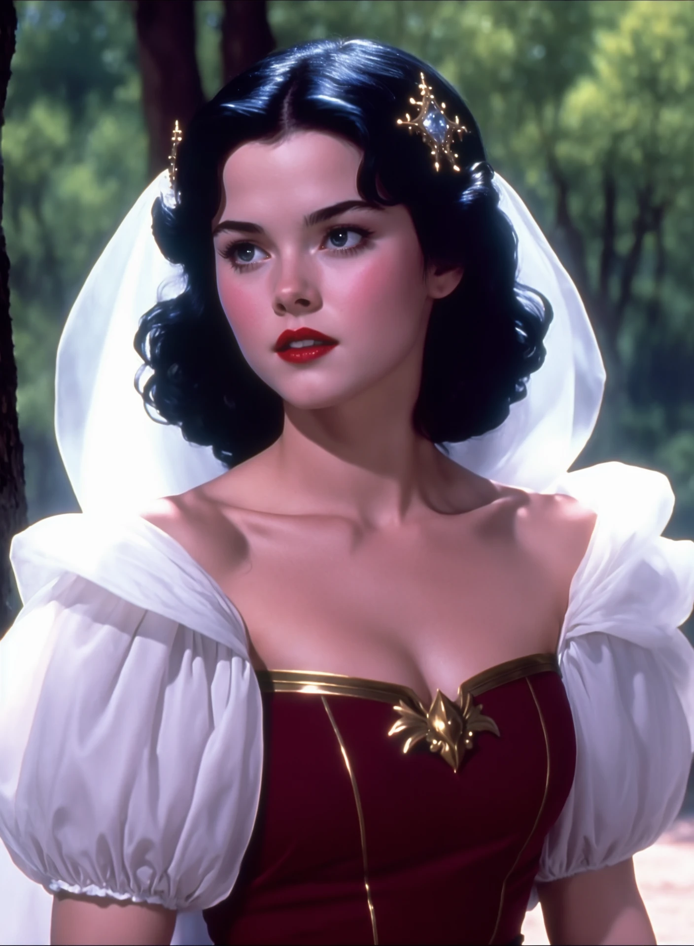 Princess Snow White dvd screengrab live action 1984 dark fantasy