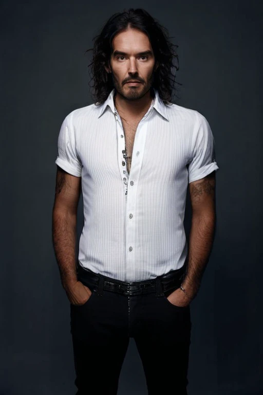 russellbrand, ((upper body)),
BREAK,
holding flashlight, mystery, investigate, questions, conspiracies, news, newspaper background,
<lora:3DMM_V12:0.3> <lora:LowRA:0.5> <lora:russellbrand_v01_TigonTX:0.7> <lora:Newspaper:1>