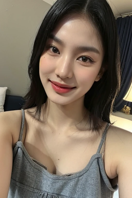 there is a woman with a black top and sunglasses posing for a picture, 2 7 years old, 2 2 years old, 2 8 years old, 2 9 years old, asian girl, malaysian, sexy face, 30 years old woman, 3 0 years old woman, sexy girl, busty, 2 3 years old, 18 years old, 21 years old, (((((large breasts)))))