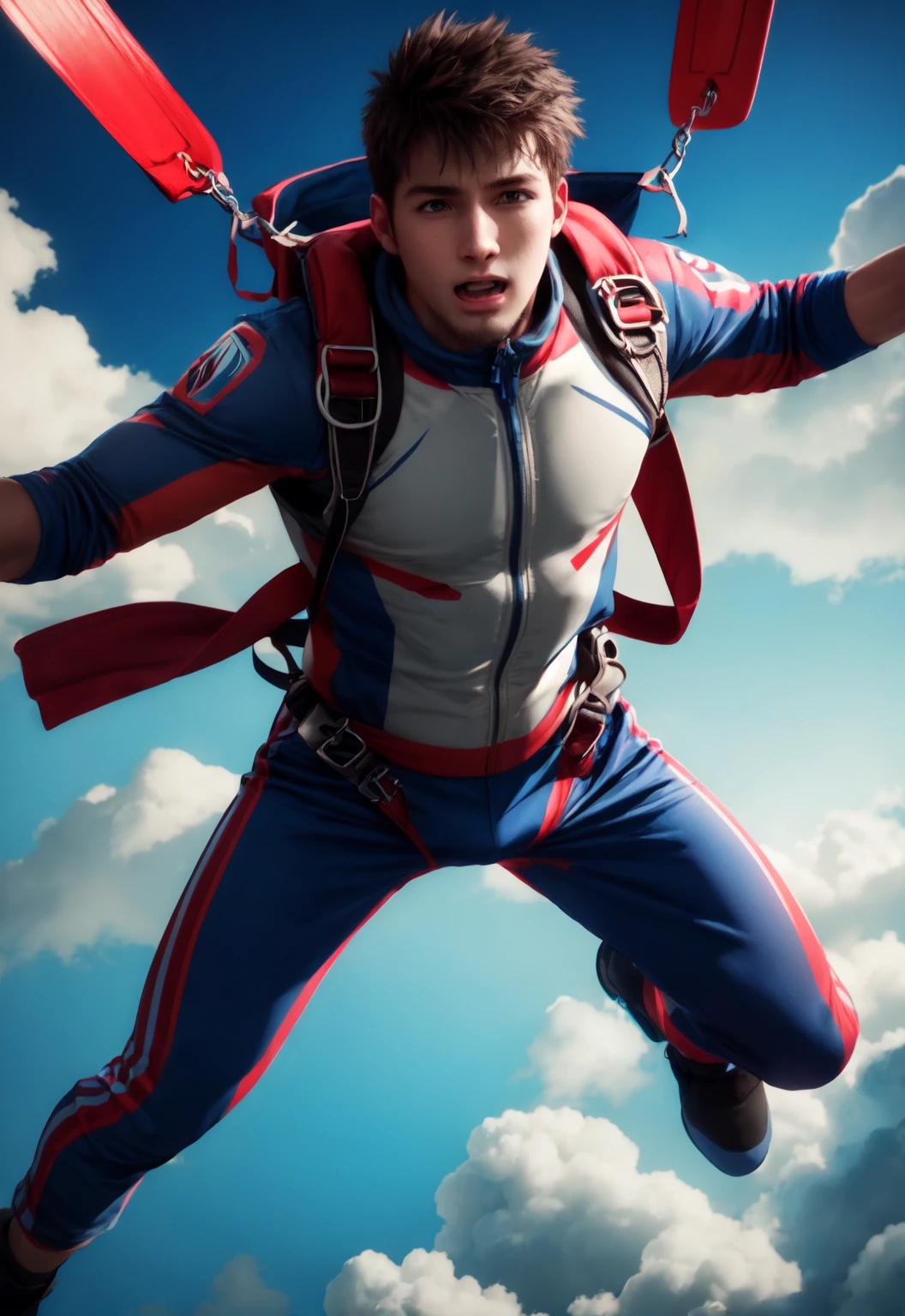 boy skydiving, clouds, wind, muscular,
vibrant colors, colorful art style,
soft lighting, soft shadows, detailed textures, dynamic lighting,
nice hands, perfect hands,
<lyco:GoodHands-beta2:1.0>
<lora:add_detail:1>